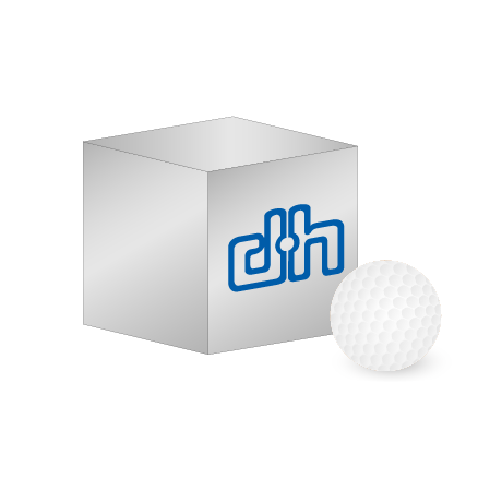 Abschlagsmarkierung bedruckte Würfel