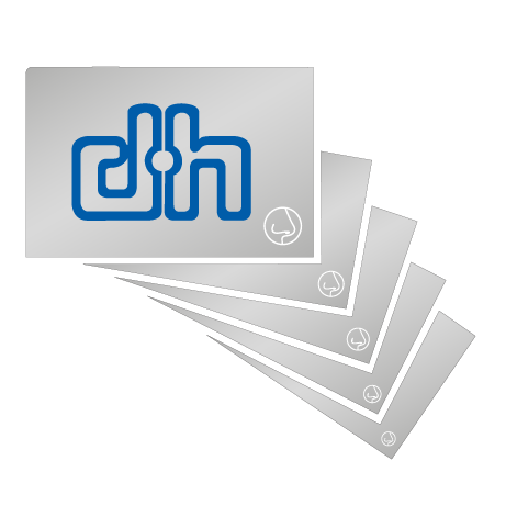 Visitenkarten | partieller UV-Lack beidseitig | einseitig