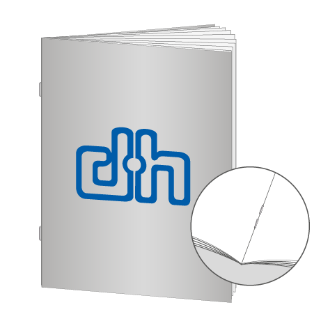 Broschüren Drahtheftung DIN A4