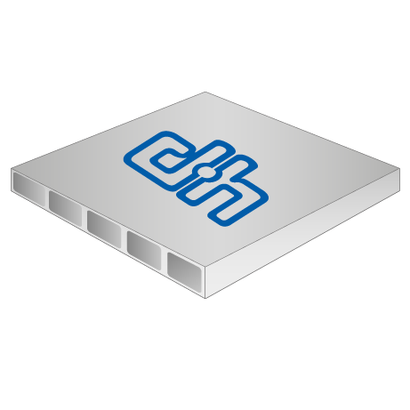 Hohlkammerplatte, 3 mm