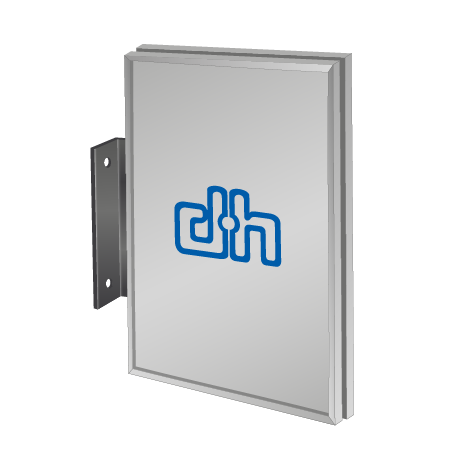 Fahnenschild | System Karlsruhe | DIN A3 hoch