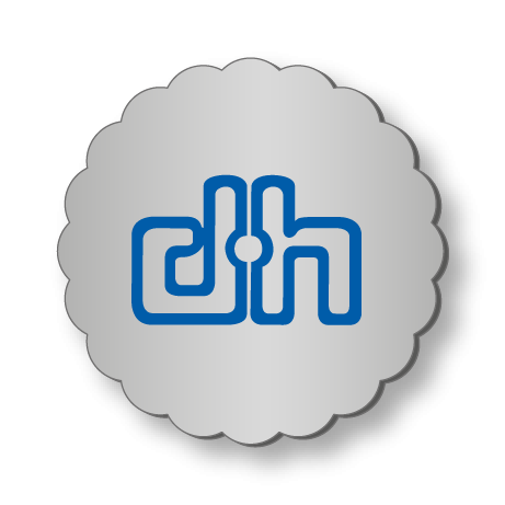 Getränkeuntersetzer aus Airlaid | D 9 cm rund mit Wellenrand | einseitig bedruckt