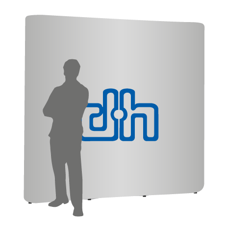 Pop-Up Faltwand | 3 x 3 Felder gerade | einseitig bedruckt