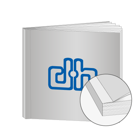 Broschüren Klebebindung Quadrat