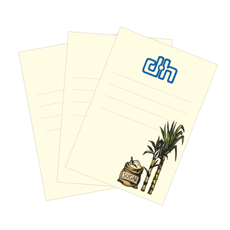Briefpapier aus Zuckerrohr | DIN A4 | einseitig bedruckt