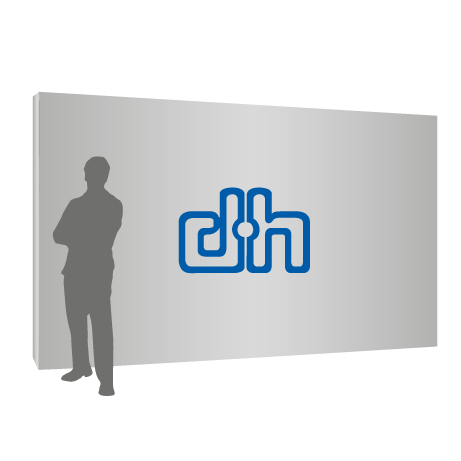 Textilfaltwand | 5 x 3 Felder gerade | einseitig bedruckt