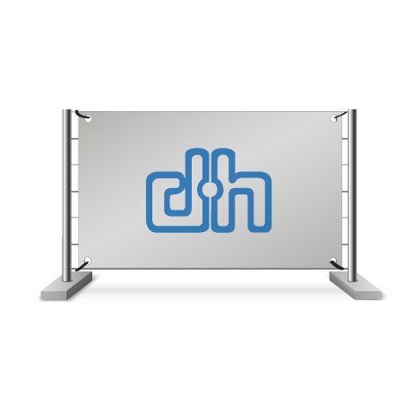 Bauzaunbanner | B 340 cm x H 173 cm | einseitig bedruckt